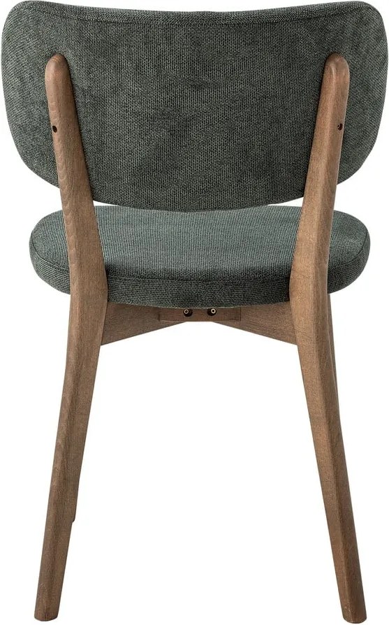 Sedia da pranzo verde scuro/marrone Cally – Bloomingville