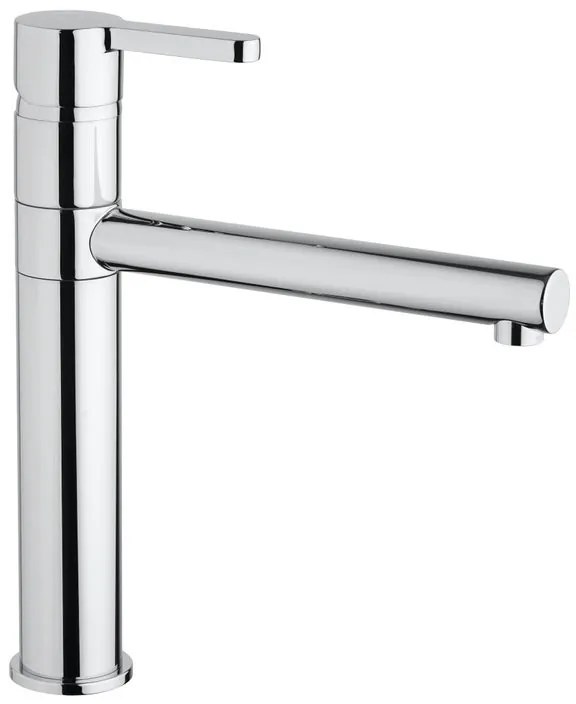 Rubinetto per lavabo getto laminare cristallino Colors cromato lucido