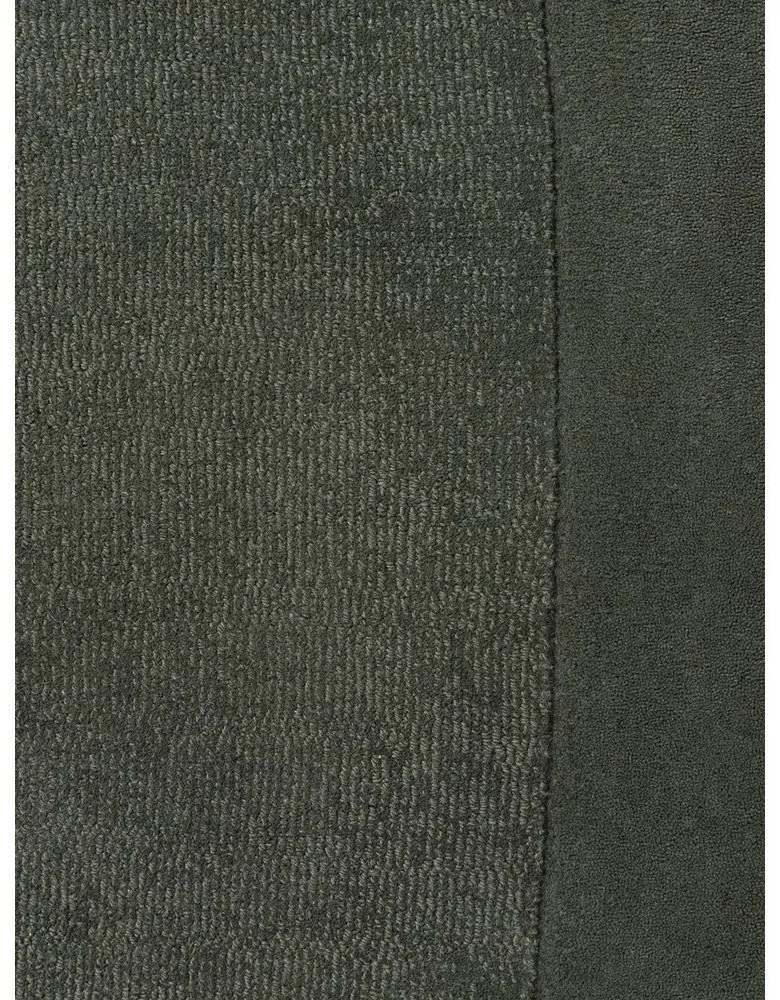 Tappeto rotondo verde scuro in misto lana tessuto a mano ø 160 cm Kari Organic – Villeroy&amp;Boch