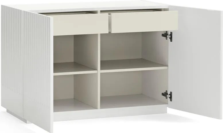 Cassettiera bassa bianca 100x70 cm Doric - Teulat