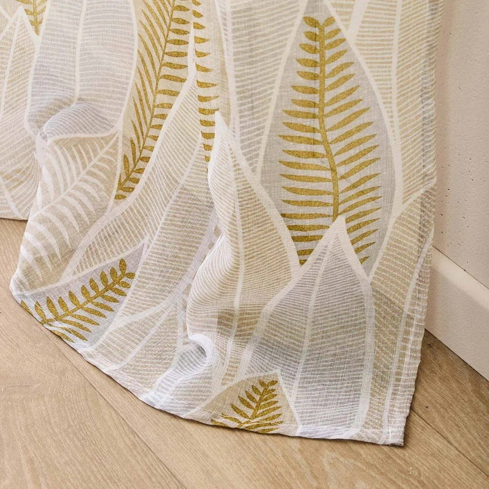 Tenda sottile beige in voile 140x240 cm Kim – douceur d'intérieur