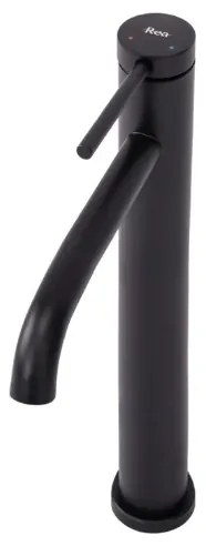 REA-B5325 - Miscelatore per lavabo CLIF 29,5 cm nero opaco