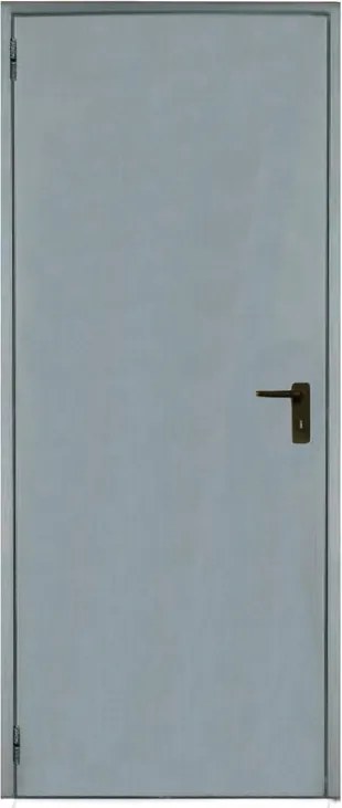 Porta per cantina Tam in acciaio zincato colore grigio, L 100 x H 205 cm, apertura reversibile
