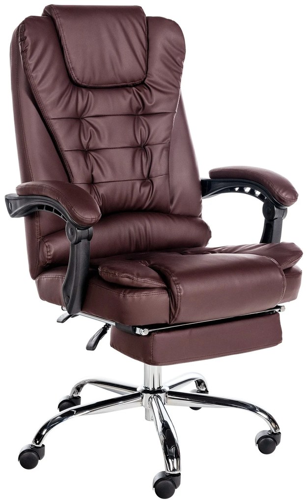 Sedia Da Ufficio Ergonomica Bürostuhl Oxygen / Bordeauxrot / Kunstleder