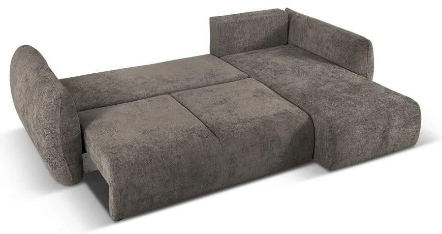 Divano angolare grigio (angolo destro) Matera - Cosmopolitan Design