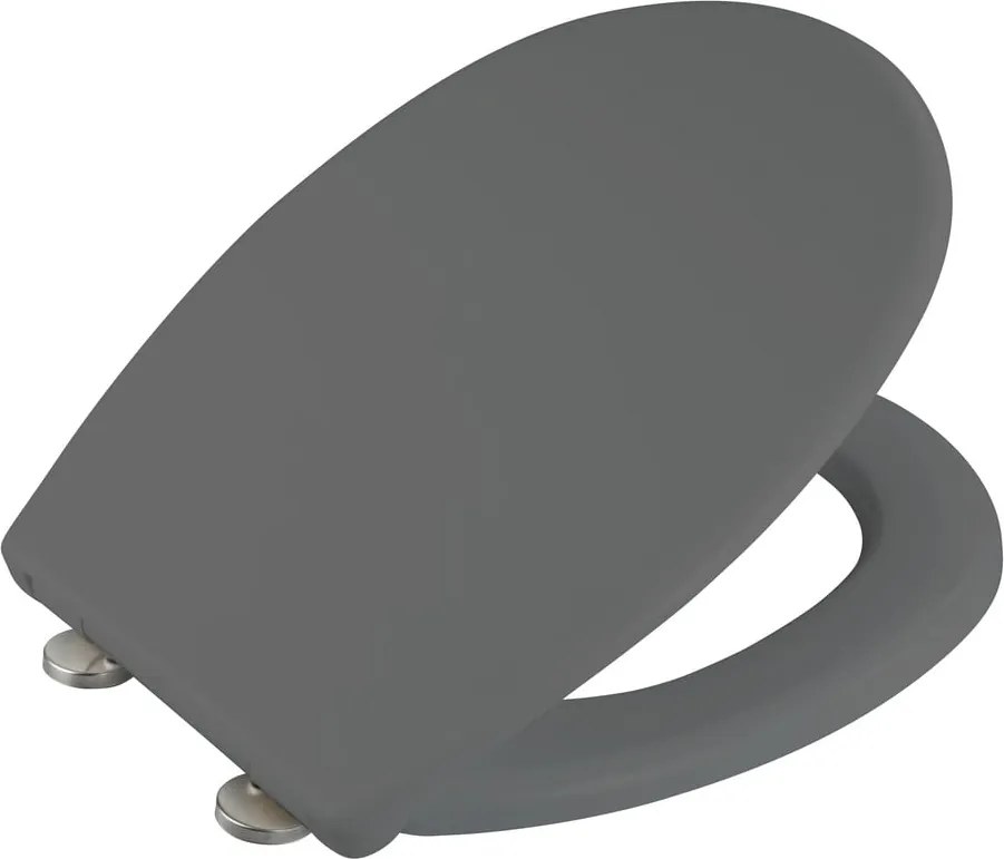 Sedile del WC in acciaio inox grigio Vorno - Wenko