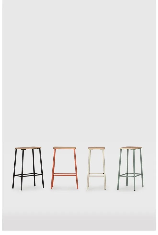 Set di sedie da bar color crema 2 pz (altezza della seduta 65 cm) Abba – Marckeric