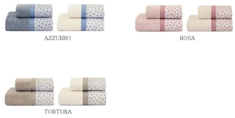 Set Spugna 2 2 con Balza in Cotone stampato Petit  Colore Rosa