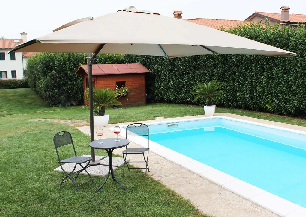 MERIDIES - ombrellone da giardino decentrato 2 x 3 m