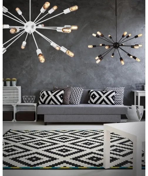 Azzardo AZ1658 - Lampadario a sospensione ORBIT 18xE27/60W/230V