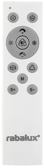 Rabalux 71406 - Plafoniera da soffitto LED dimmerabile GOLWEN LED/22W/230V 3000-6500K + telecomando