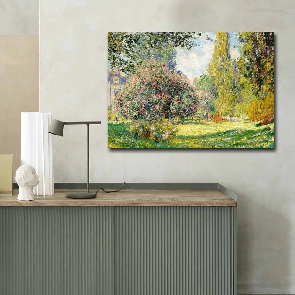 Riproduzione murale su tela, 100 x 70 cm Claude Monet - Wallity