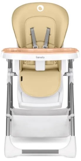 Lionelo - Sedia da pranzo per bambini LINN PLUS bianco/beige