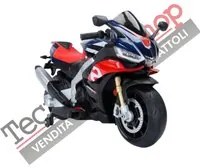 Moto Elettrica per Bambini Aprilia Racing RSV4 12Vcolore Rosso