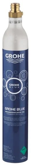 GROHE 40422000 - Bombola di carbonazione GROHE BLUE 425 g CO2 (4 pezzi) in acciaio inox