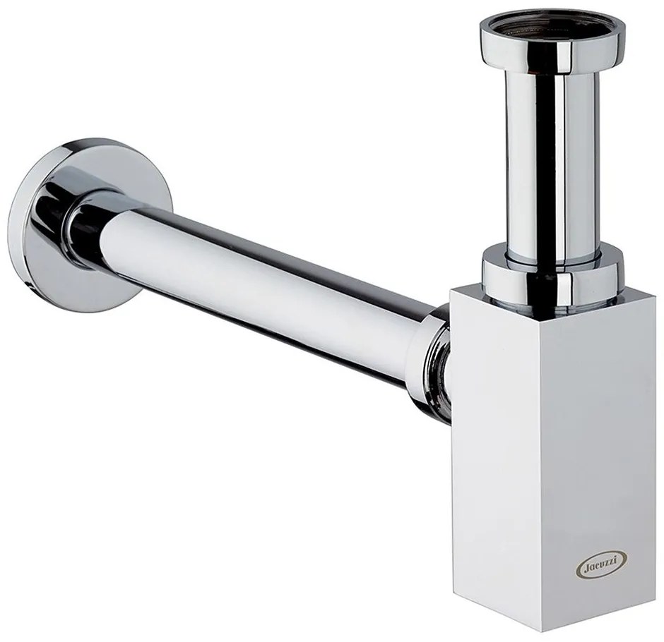 Sifone quadrato a bottiglia d'arredo Jacuzzi   Rubinetteria