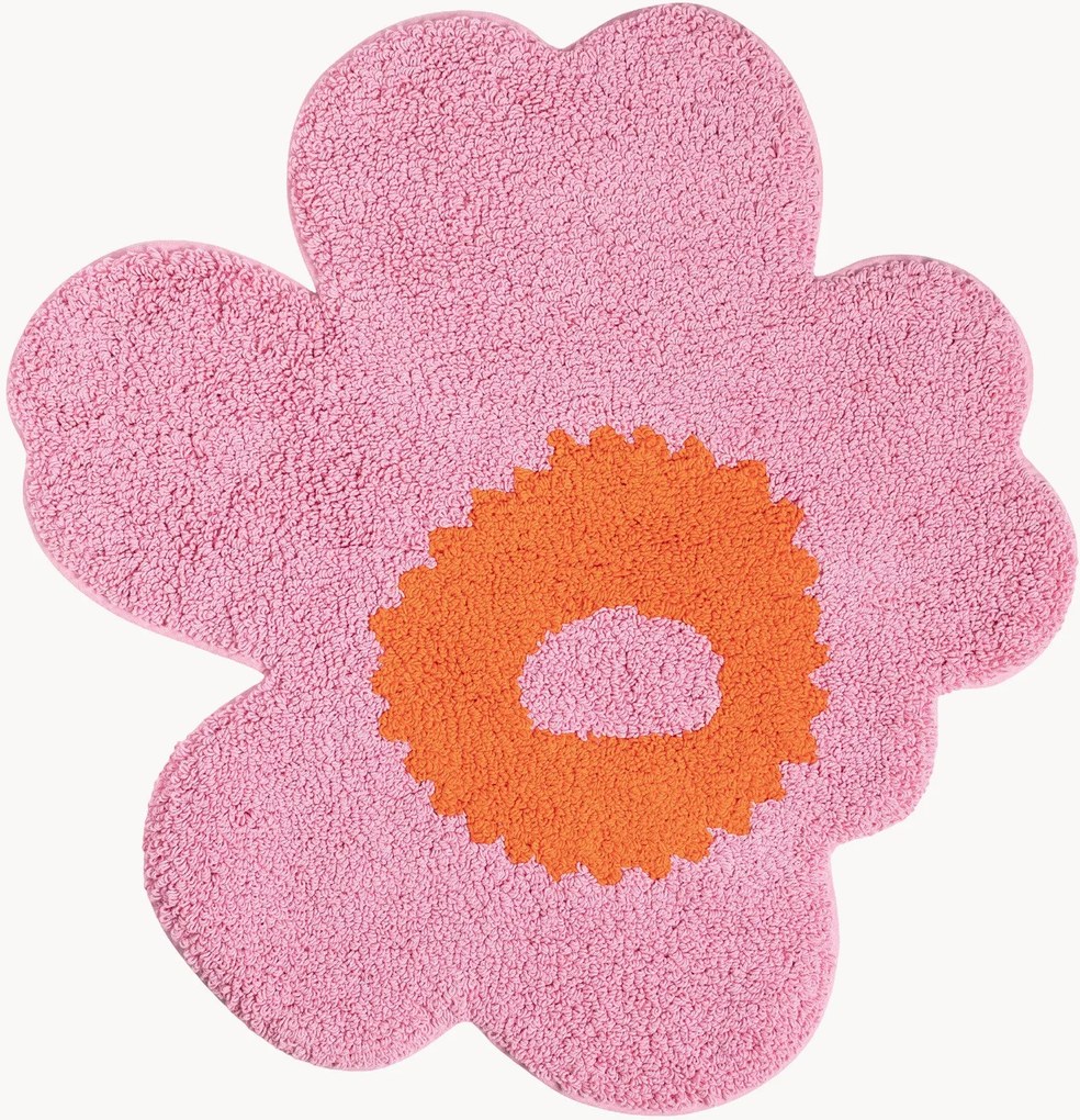 Tappetino da bagno in cotone Unikko