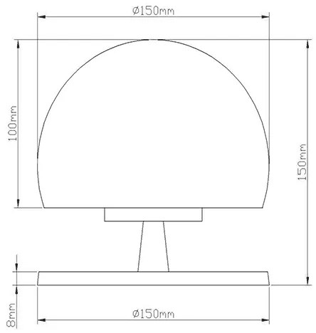 Fabas 3570-30-138 - Lampada da tavolo LED dimmerabile MORGANA 1XG9/3W/230V