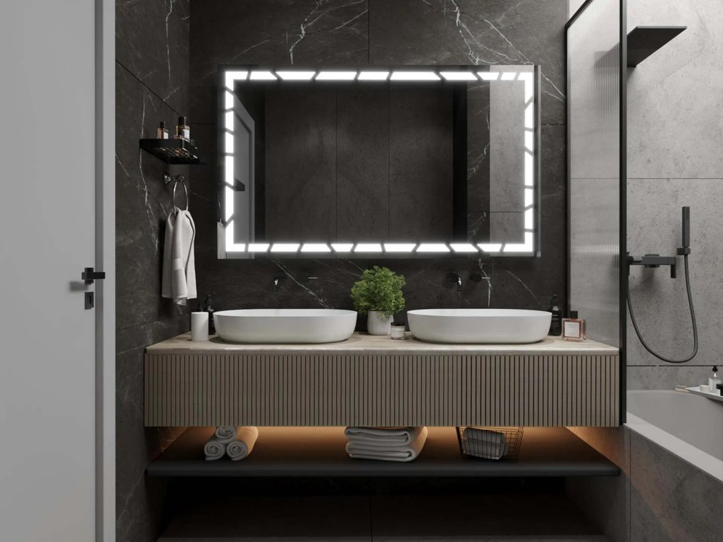 Specchio con LED illuminazione M21 premium