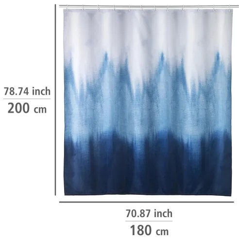 WENKO 25745100 - Tenda per doccia ALARA 180x200 cm multicolore