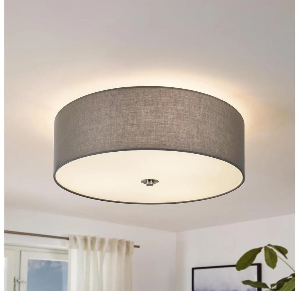 Eglo 55277 - Plafoniera PASTERI 3xE27/25W/230V Ø 47,5 cm grigia