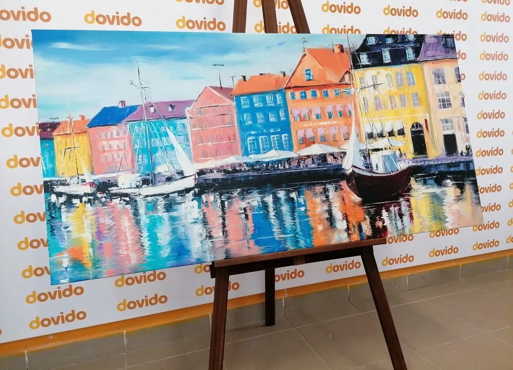 Quadro su tela – Dipinto a olio di Venezia