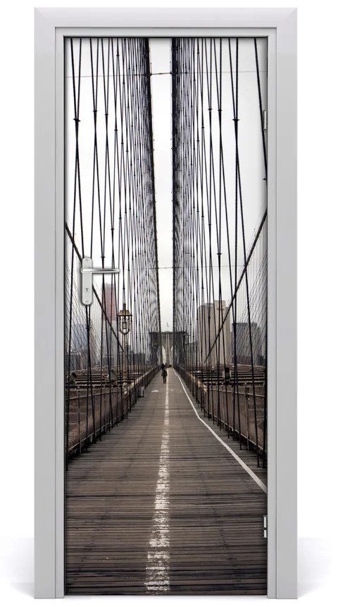Adesivo per porta interna Bridge di Brookliński 95x205 cm