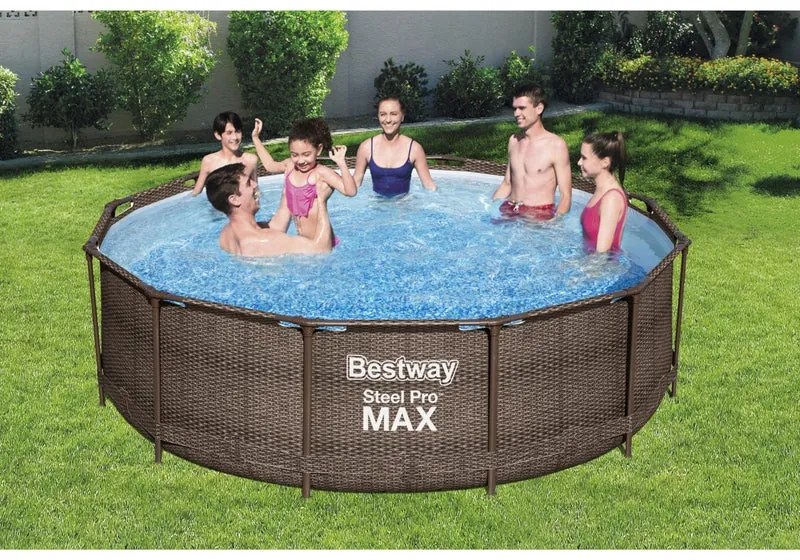 Piscina fuori terra tubolare BESTWAY 56709 marrone H 1 x ⌀ 3.66 m