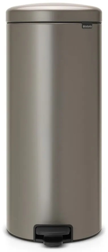 Bidone grigio in acciaio 30 l NewIcon - Brabantia