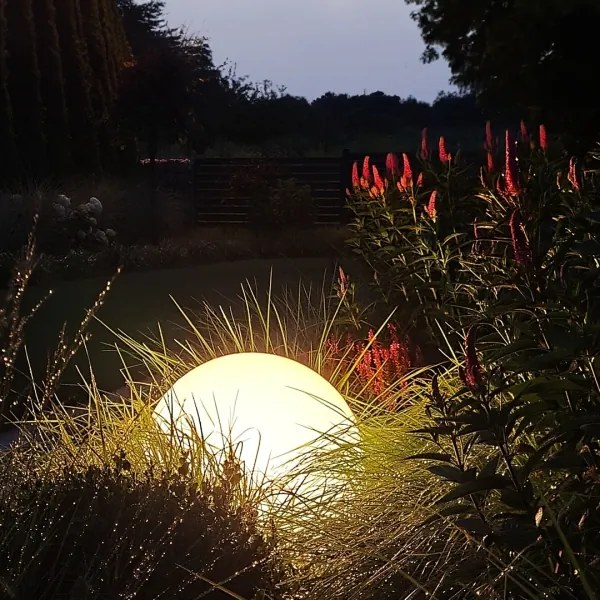 LED RGB Dimmerabile per esterni lampada GLOBO 1xE27/8,5W/230V diametro 60 cm IP44 +TC
