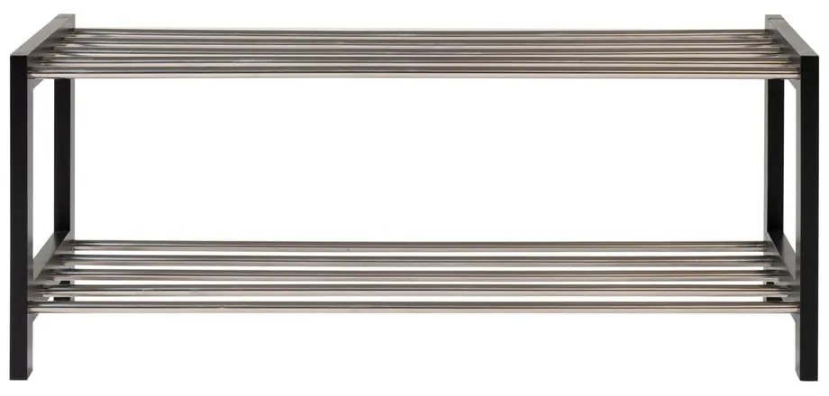 Scarpiera nera in legno di pioppo Padova - House Nordic