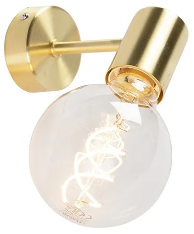 Lampada da parete Art Déco dorata con lampadina WiFi G95 inclusa - Facil