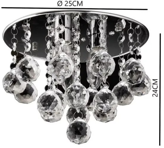 Lampada da soffitto 3xE14/60W/230V