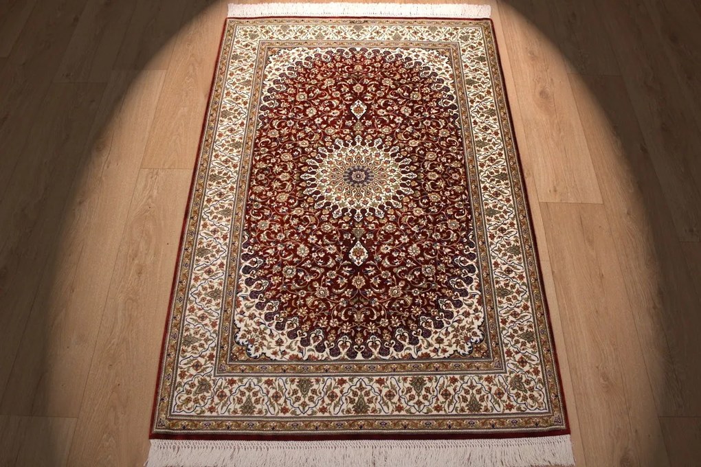 Ghom Tappeto persiano 150 x 100 (Iran) Annodato A Mano