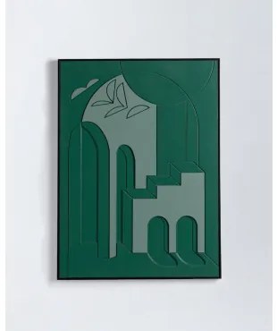 Quadro Decorativo (80x60) Olimpo Verde Grove - The Masie