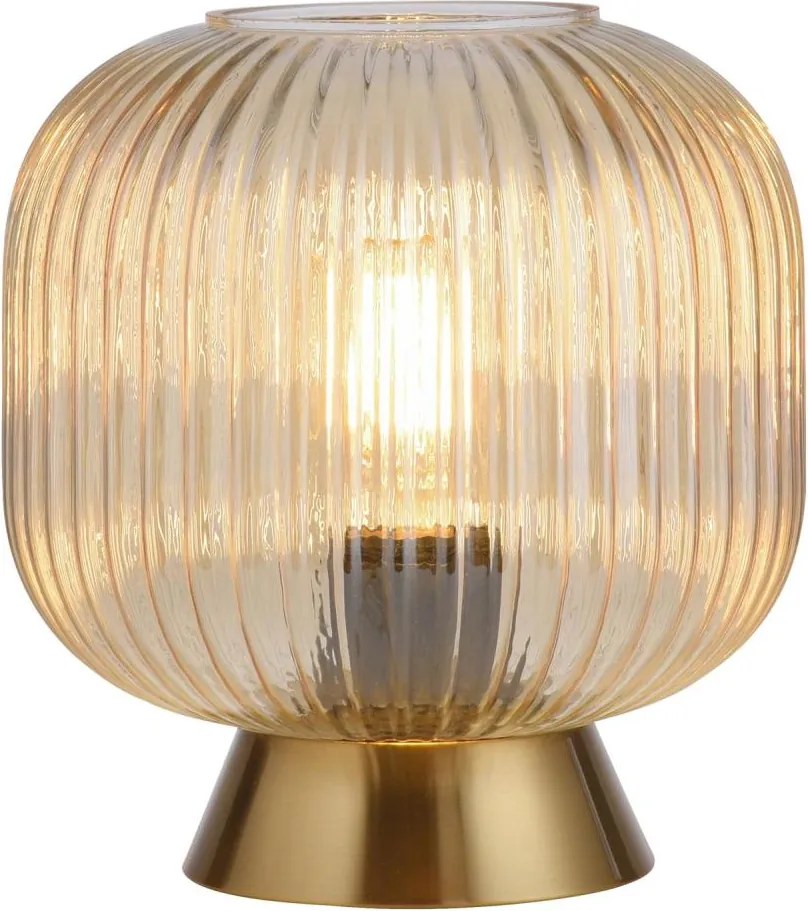 Schöner Wohnen 13573-27 - Lampada da tavolo NAMI 1xE27/25W/230V dorata/beige