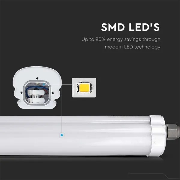 Lampada fluorescente tecnica LED G-SERIES LED/18W/230V 6500K IP65 60 cm