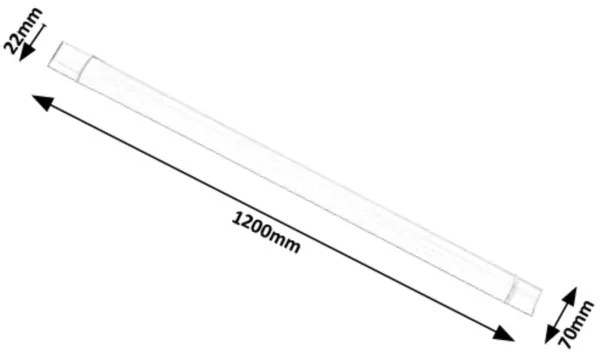 Rabalux 1453 - Lampada LED sottopensile BATTEN LED/40W/230V