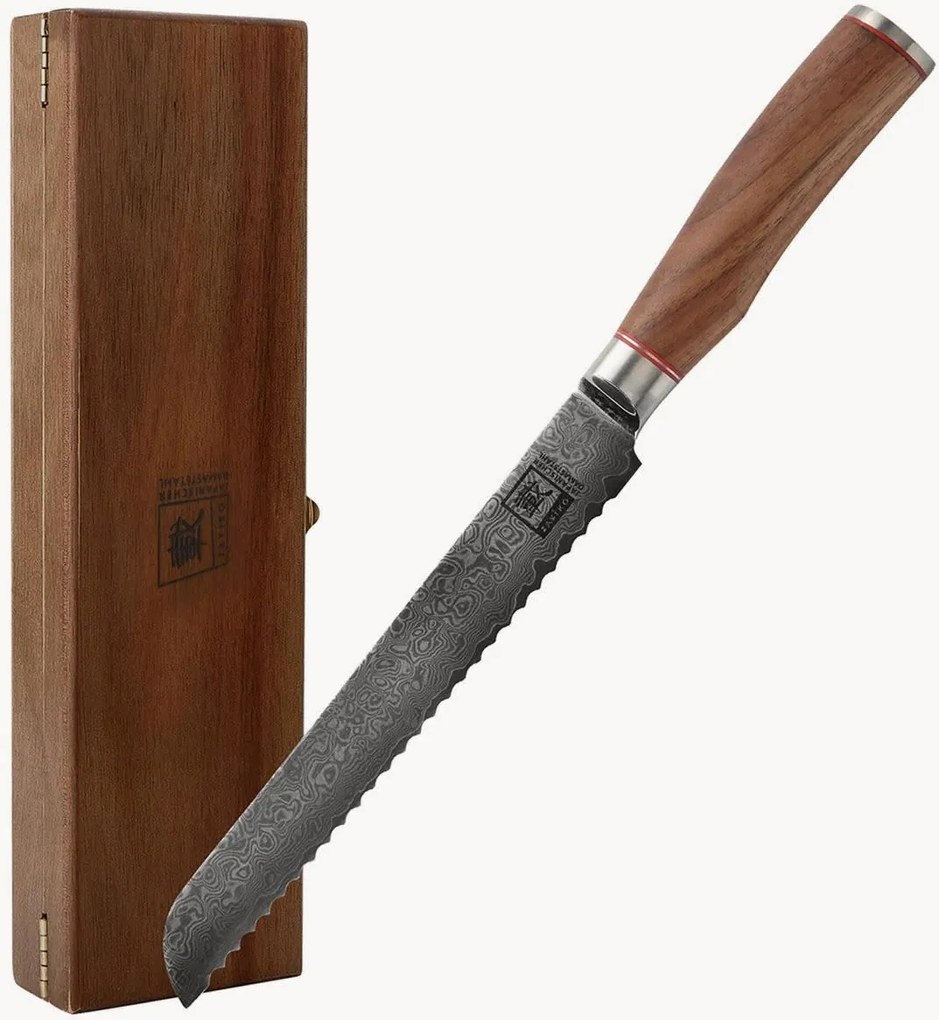 Coltello da pane in damasco Zayiko Kurumi