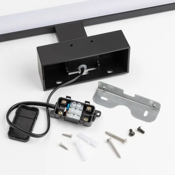 Brilagi - VESTRA LED Specchio da bagno con luce 12W/230V 60 cm IP44 Nero