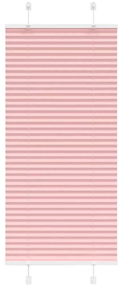 Tenda Plissettata Rosa 60x150 Cm Larghezza Tessuto 59,4 Cm /