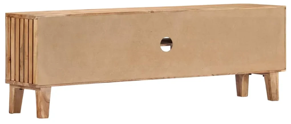 Mobile porta tv 130x30x45 cm in legno massello di acacia