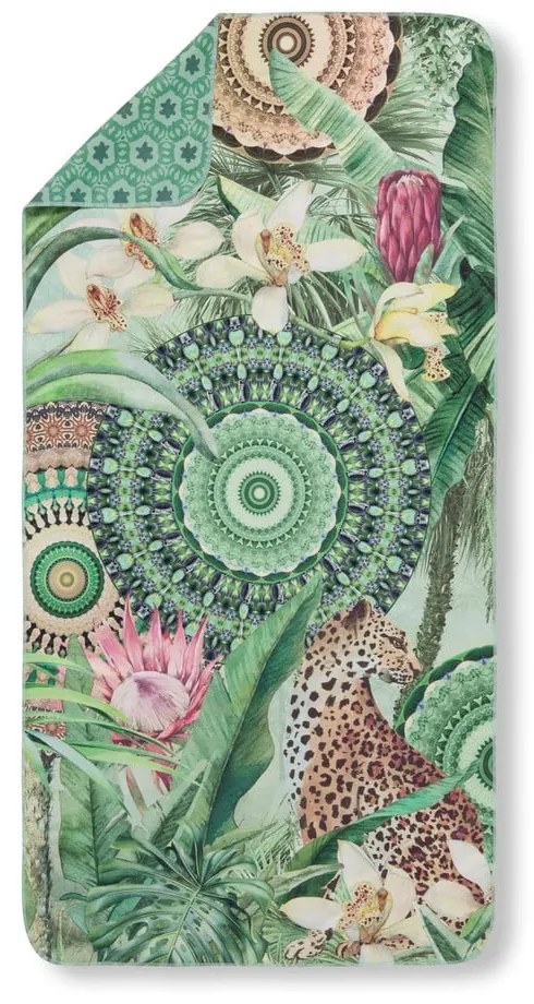 Telo mare verde ad asciugatura rapida 50x100 cm - HIP