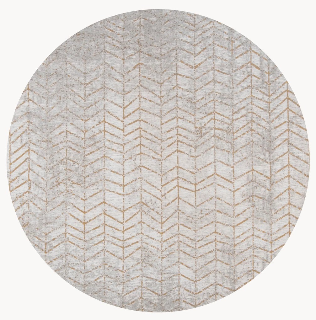 Tappeto rotondo jacquard lavabile da interno-esterno Jacob's Ladder