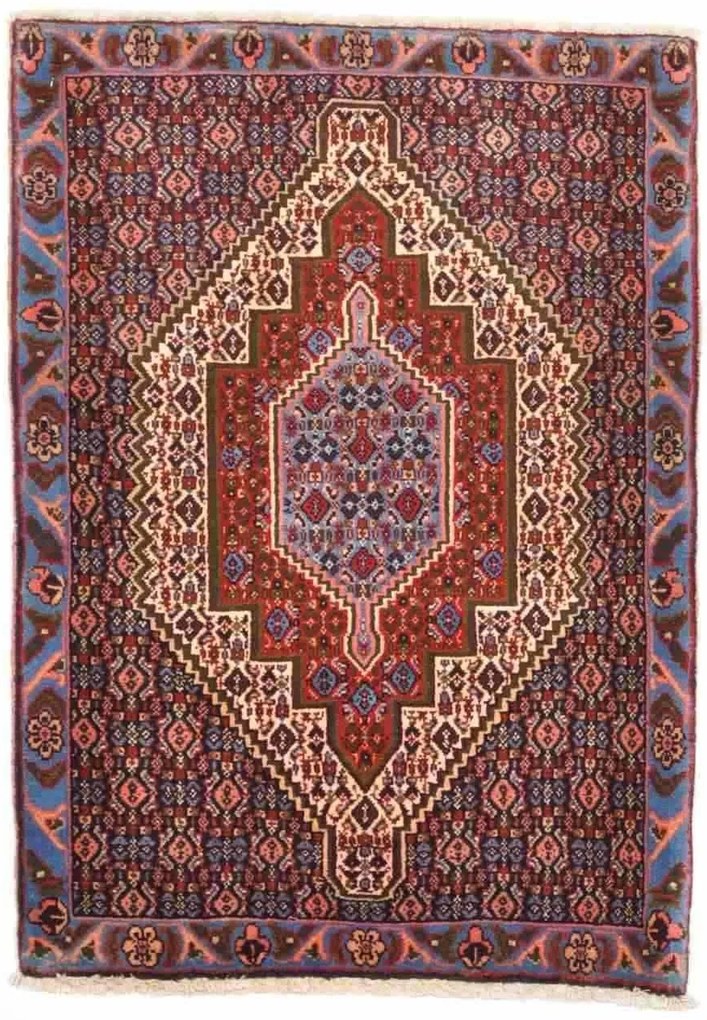 Sanandaj Tappeto 70x100 Beige (Iran) Annodato A Mano