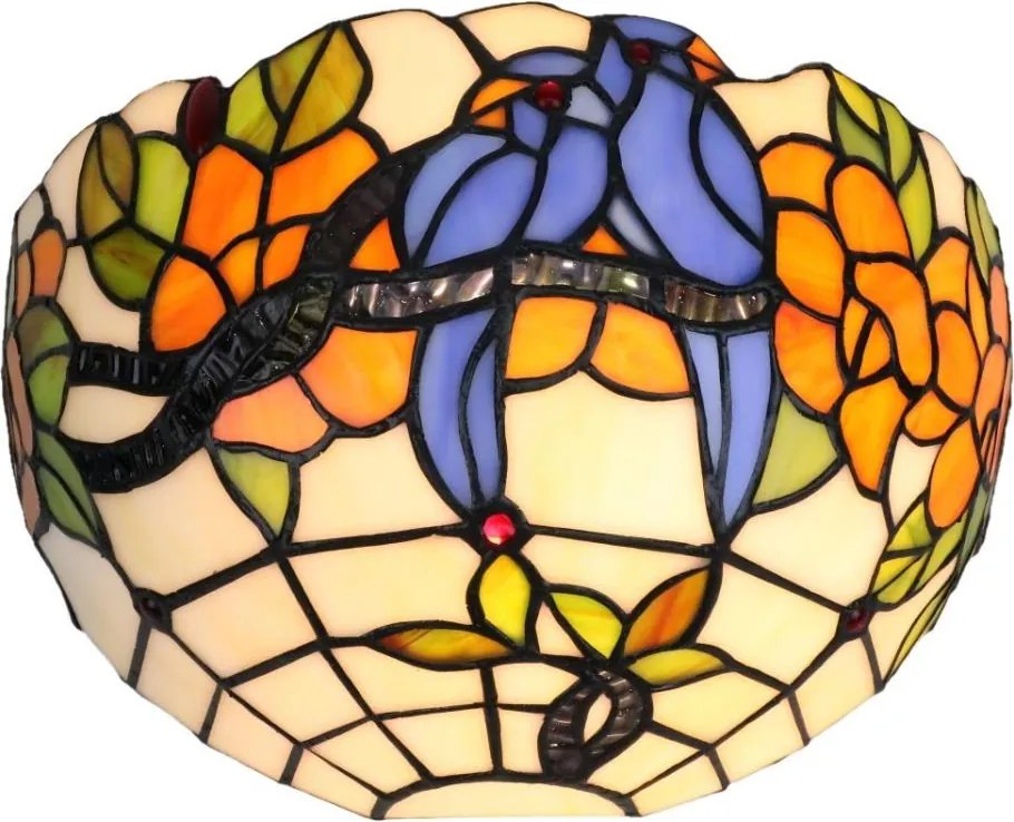 Brilagi - Applique Tiffany in vetro Tiffany JUNGLE 1xE14/40W/230V
