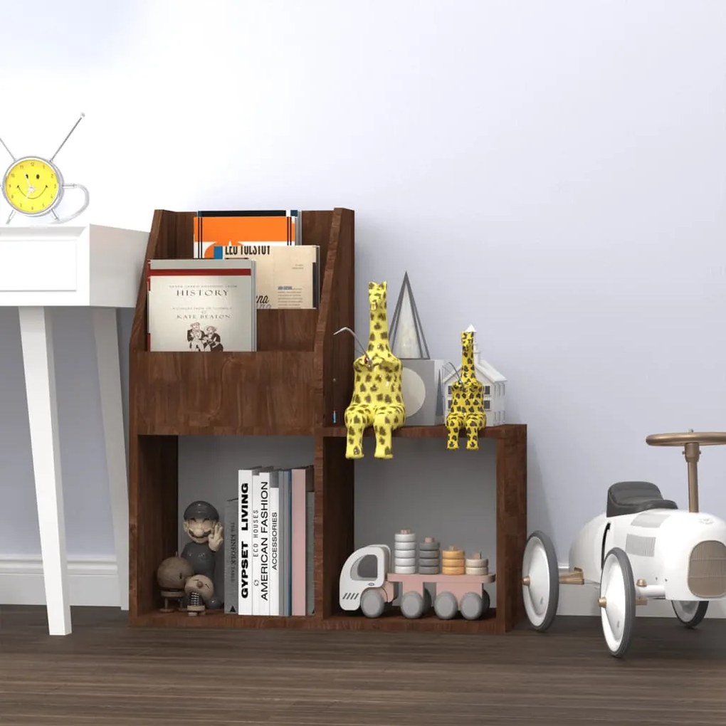 Portariviste Per Bambini Rovere Marrone 71x30x78,5cm Legno /