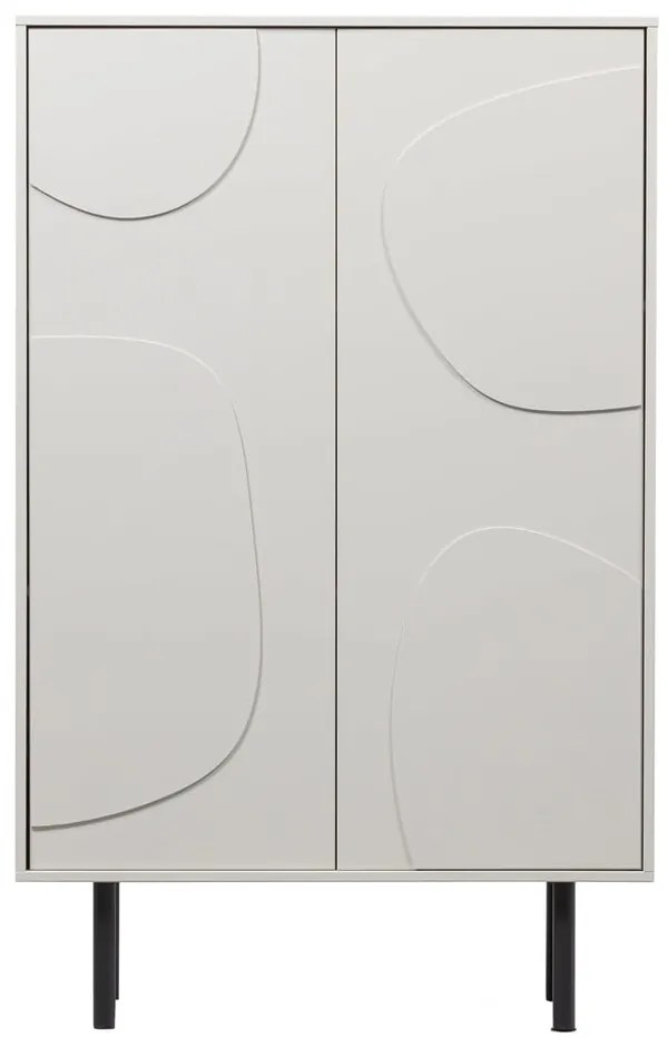 Mobile in legno di pino grigio chiaro 85x135 cm Cadiz - WOOOD