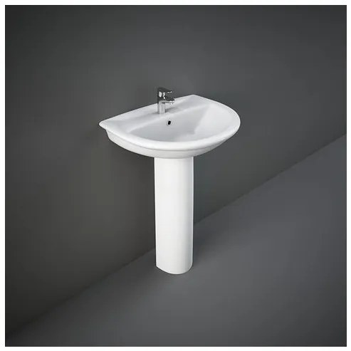 Lavabo 440 x 550 mm con colonna o semicolonna Karla RAK Ceramics