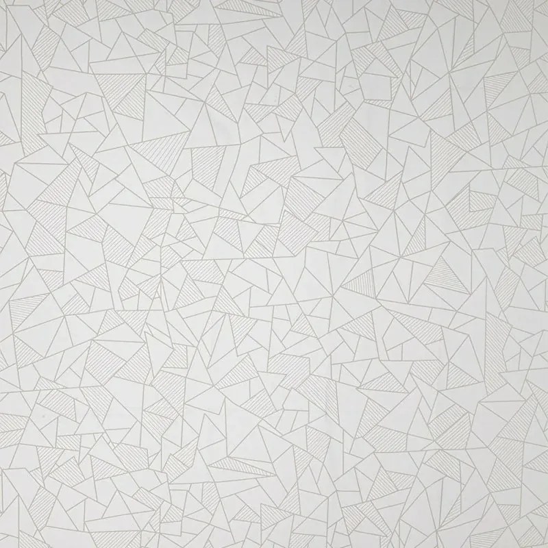 Tenda doccia 120x200 cm in acrilico bianco con disegni completa di ganci